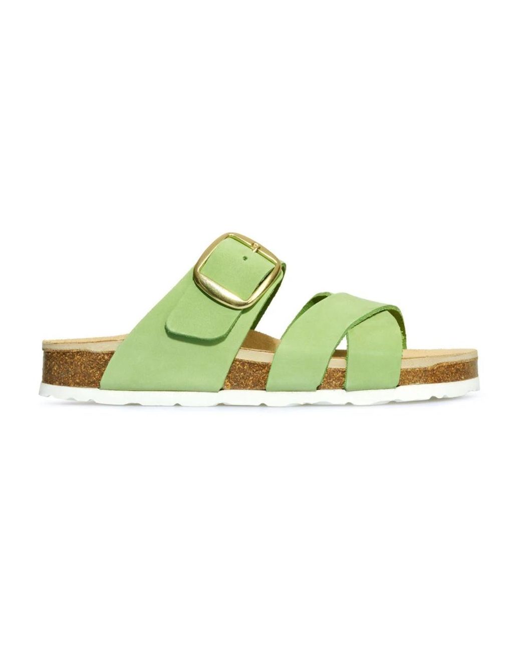 Rohde Schoenen ,Groen ,Groene Damessandaal in het Green