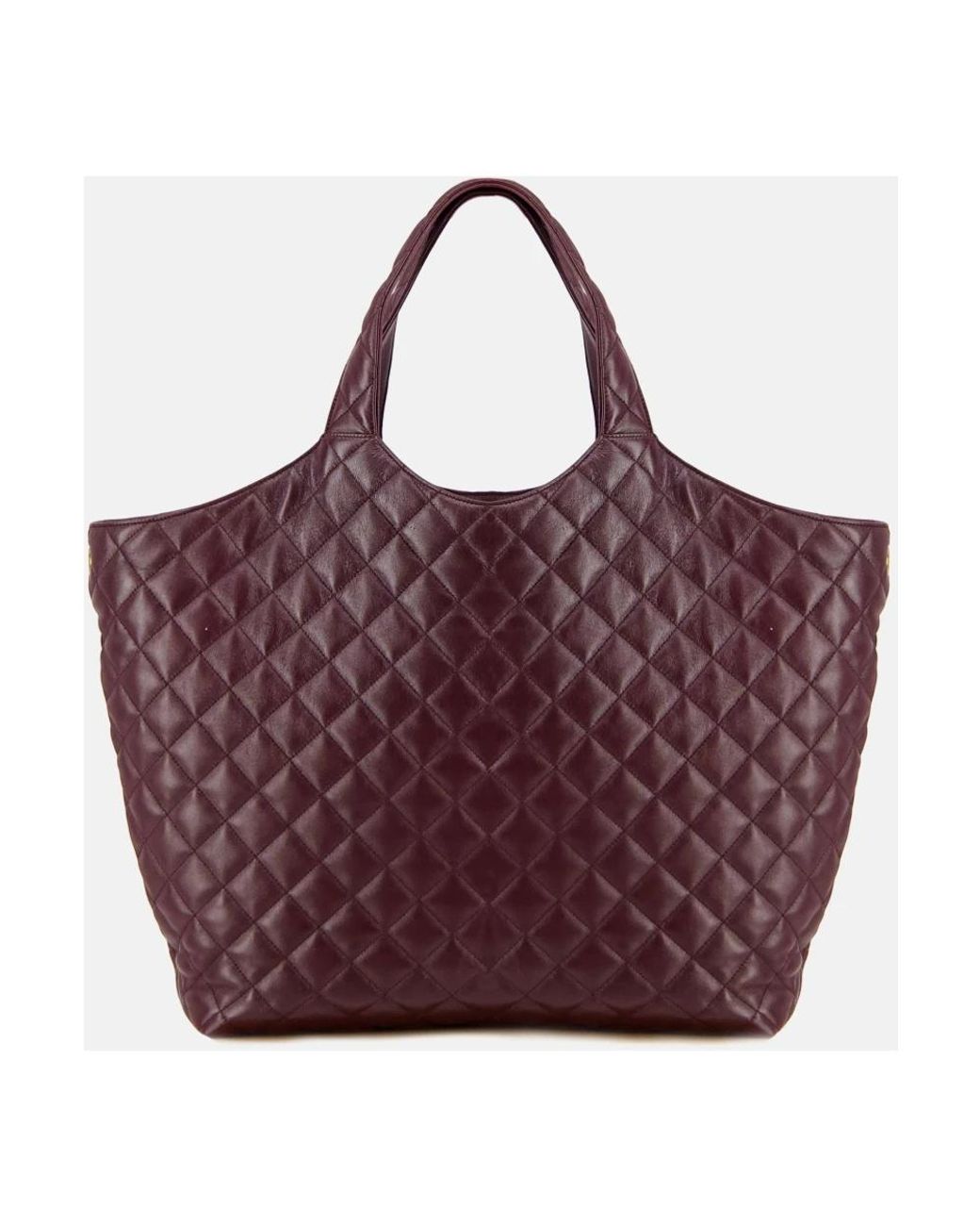 Tote Bags Saint Laurent de color Red