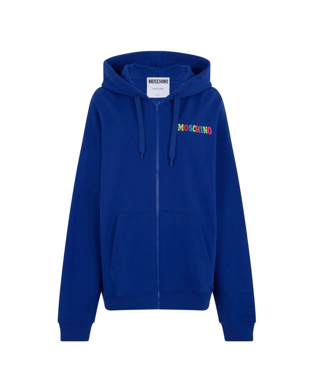 Moschino Blue Zip-Throughs for men