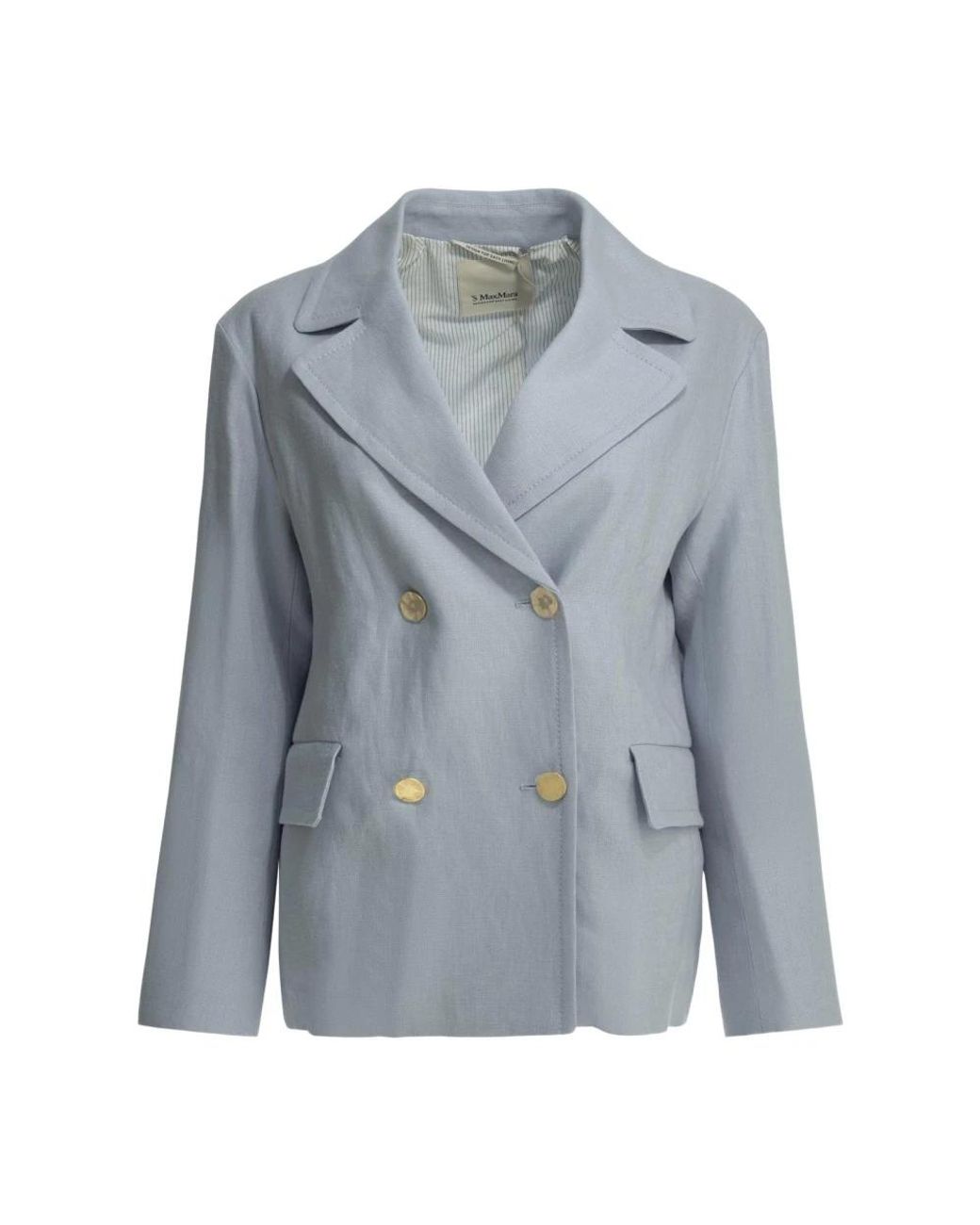 Blazers Max Mara en coloris Blue