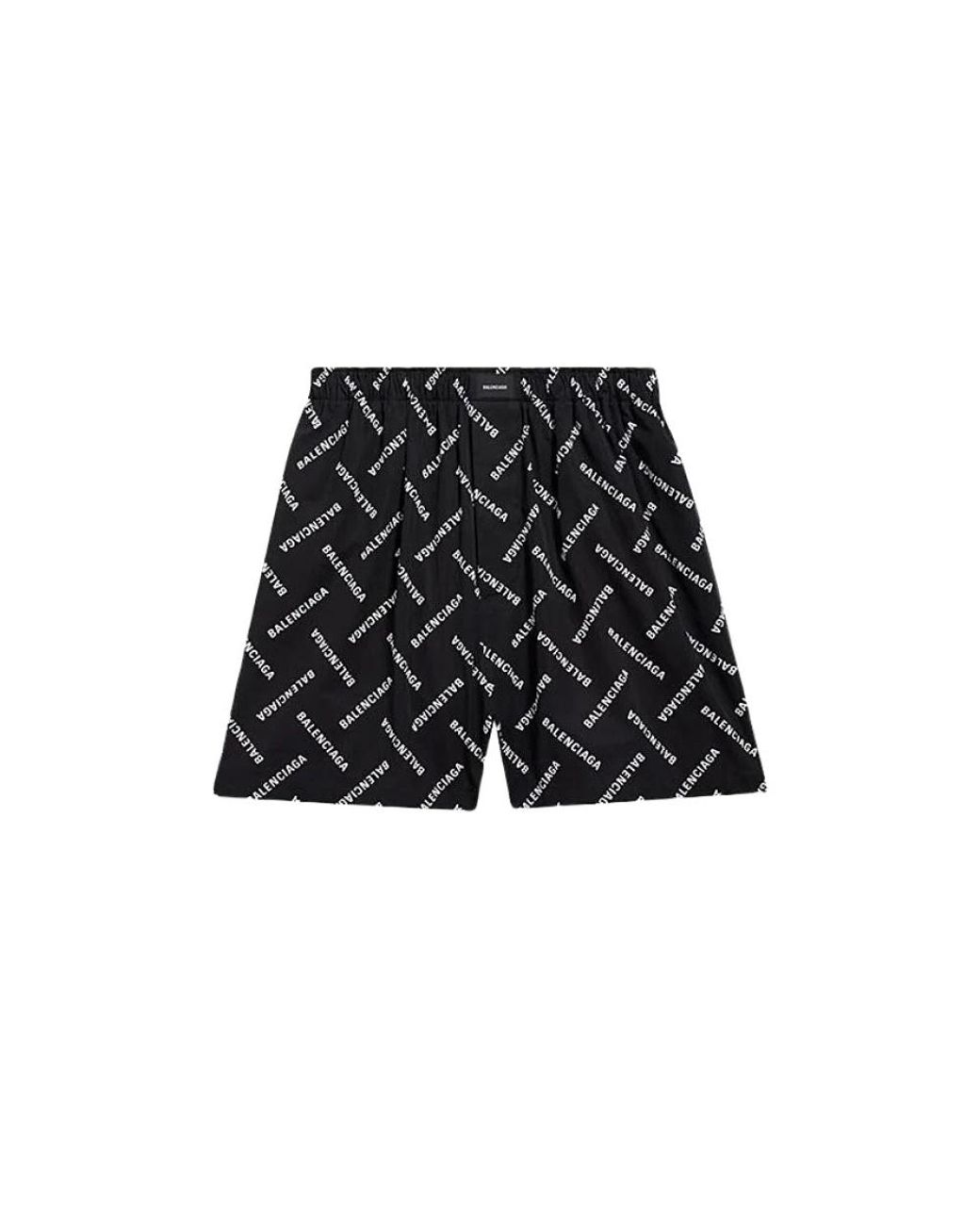 Balenciaga Black Casual Shorts for men