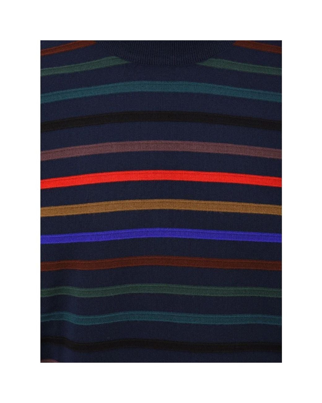 Paul Smith Blue Round-Neck Knitwear for men