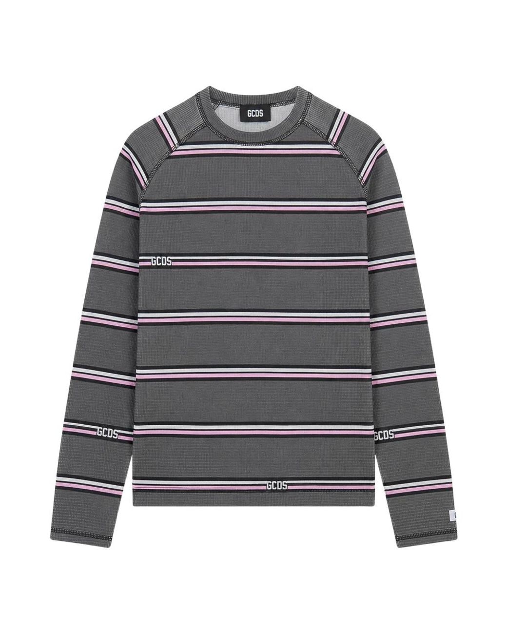 Gcds Gray Long Sleeve T-Shirts