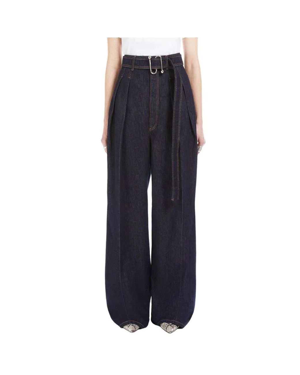 Sportmax Blue Wide Trousers