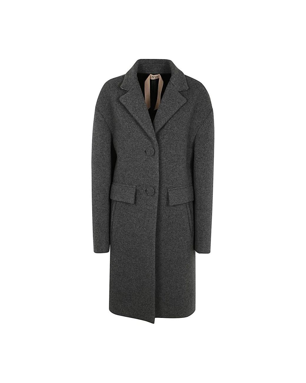 Coats > single-breasted coats N°21 en coloris Black