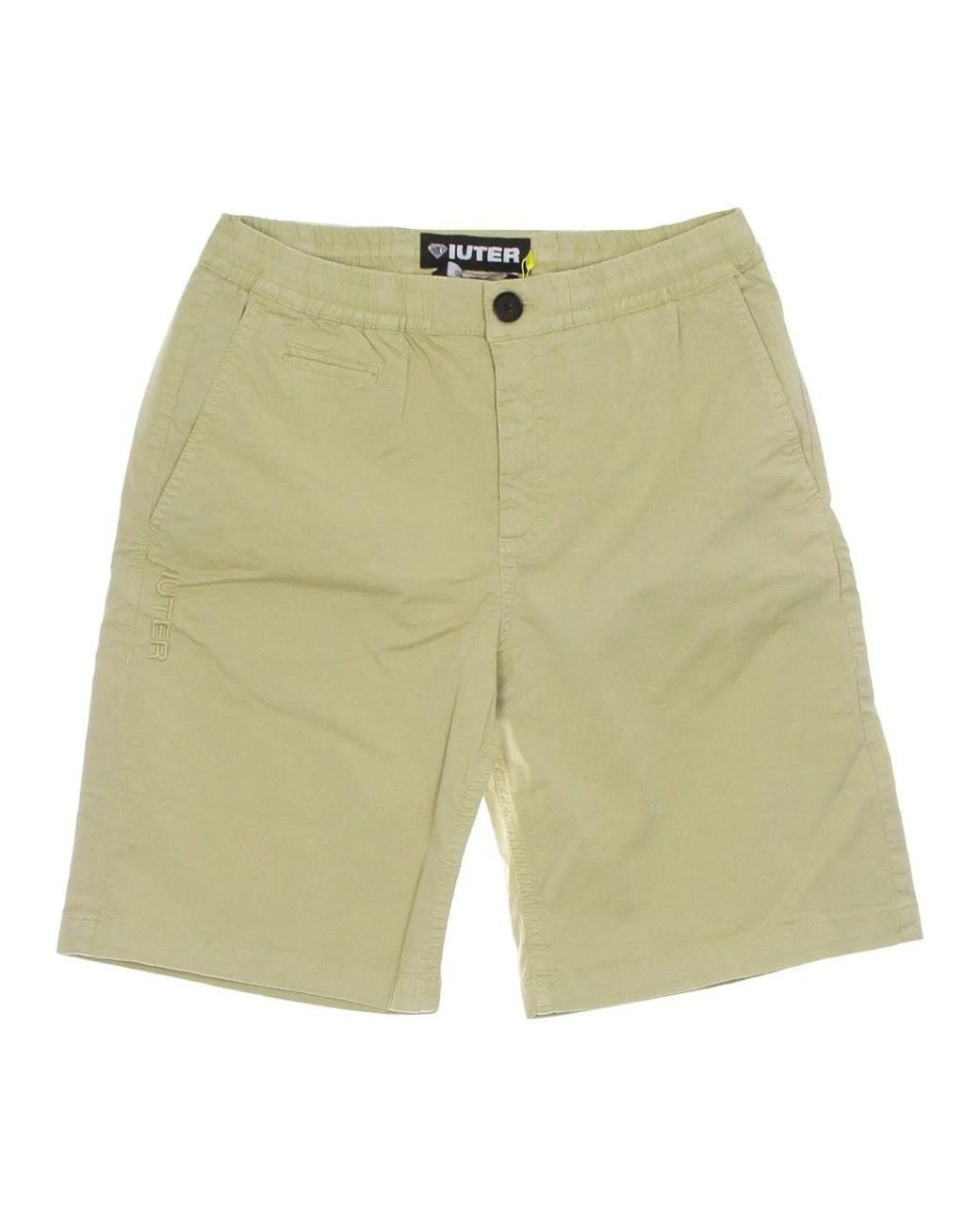 Iuter Green Casual Shorts for men