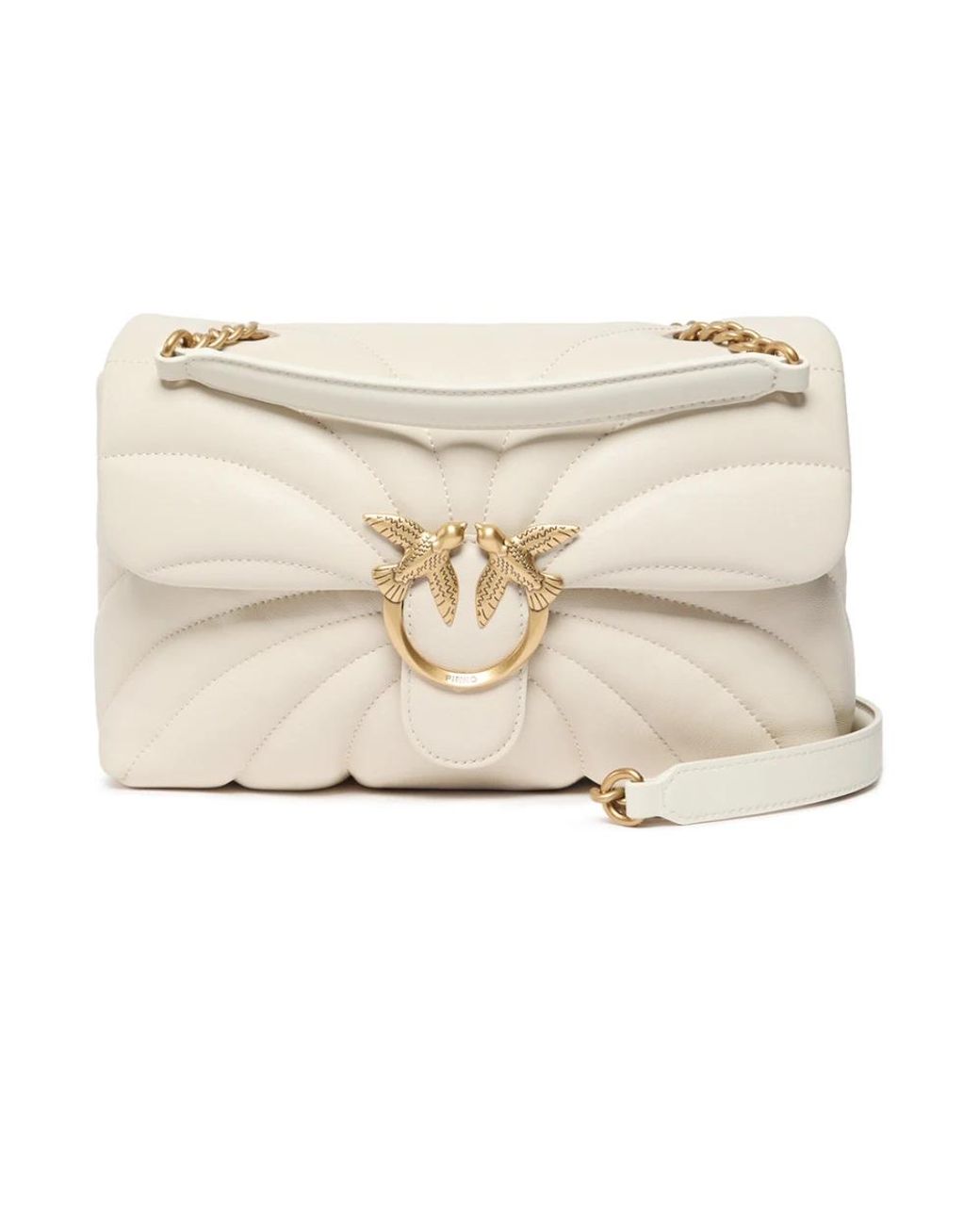 Pinko Natural Shoulder Bags