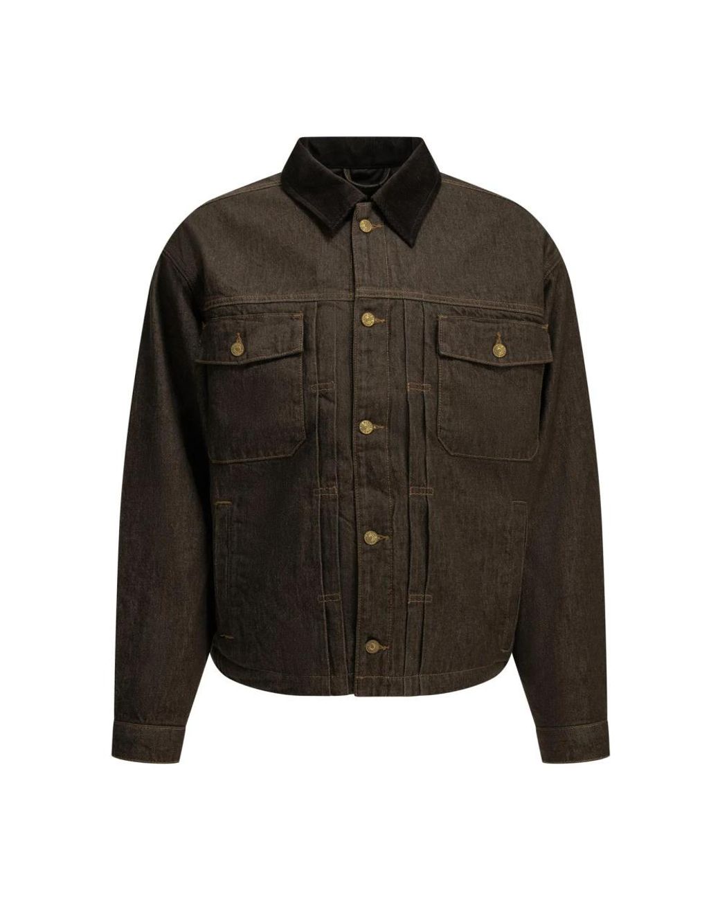 7 For All Mankind Black Denim Jackets for men