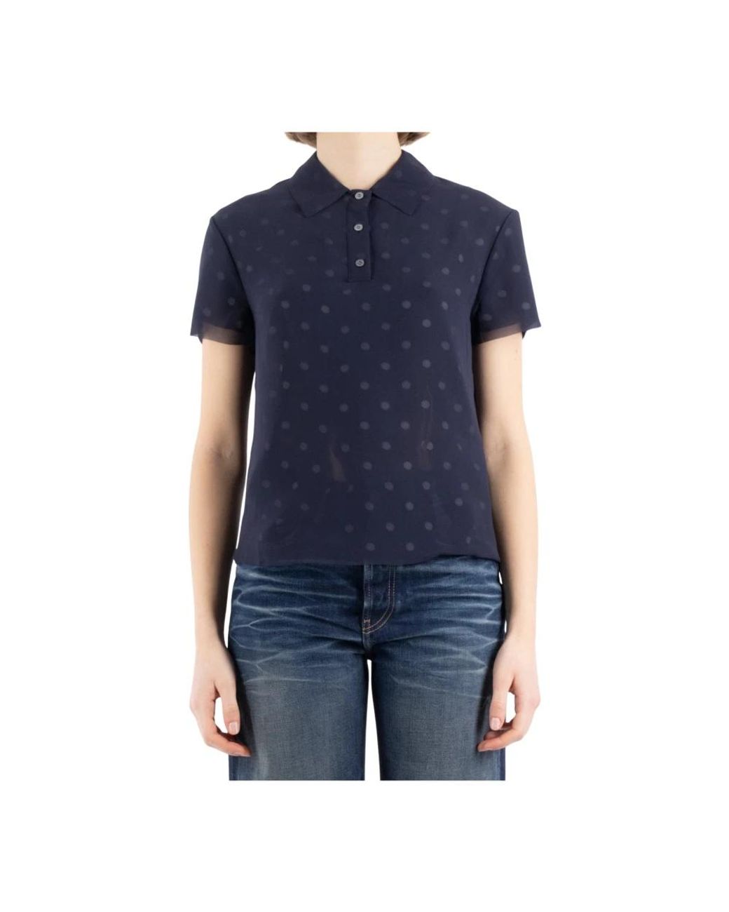 Polo Shirts di Acne in Blue