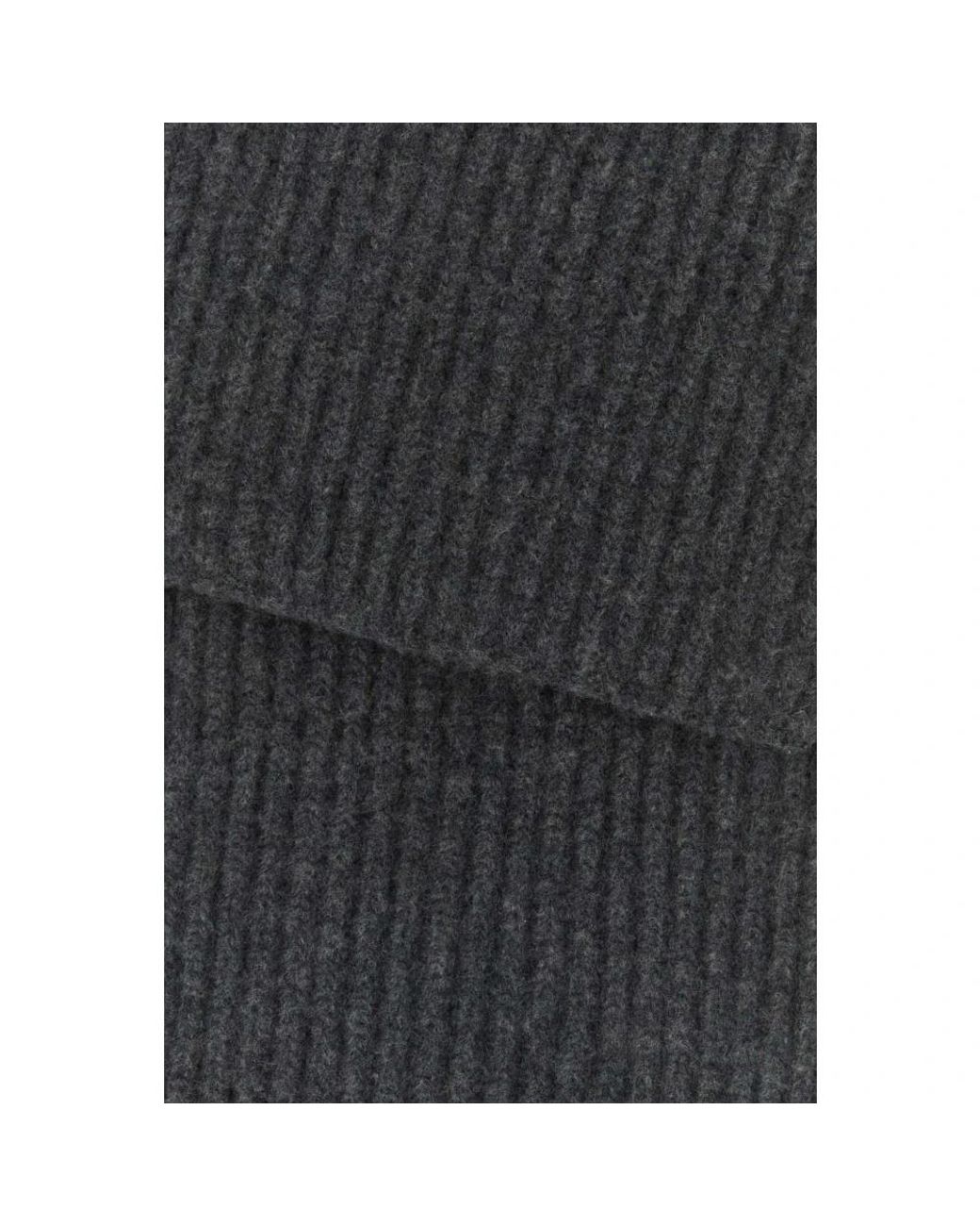 Maison Margiela Black Winter Scarves for men
