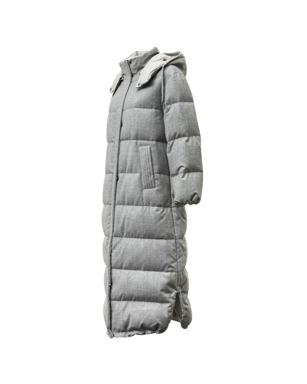 Brunello Cucinelli Gray Parkas
