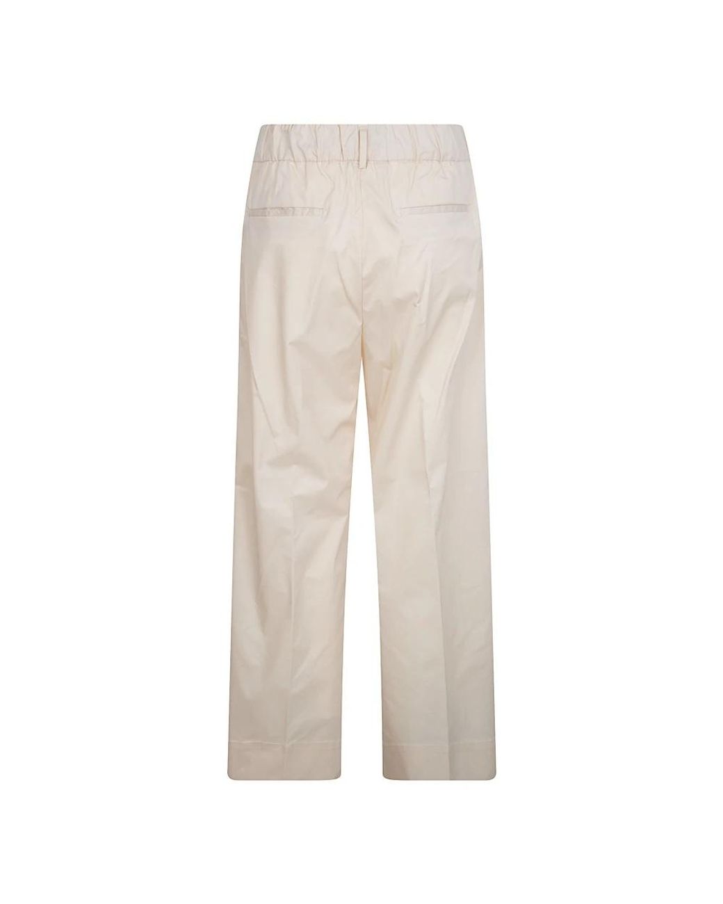 Myths White Wide Trousers