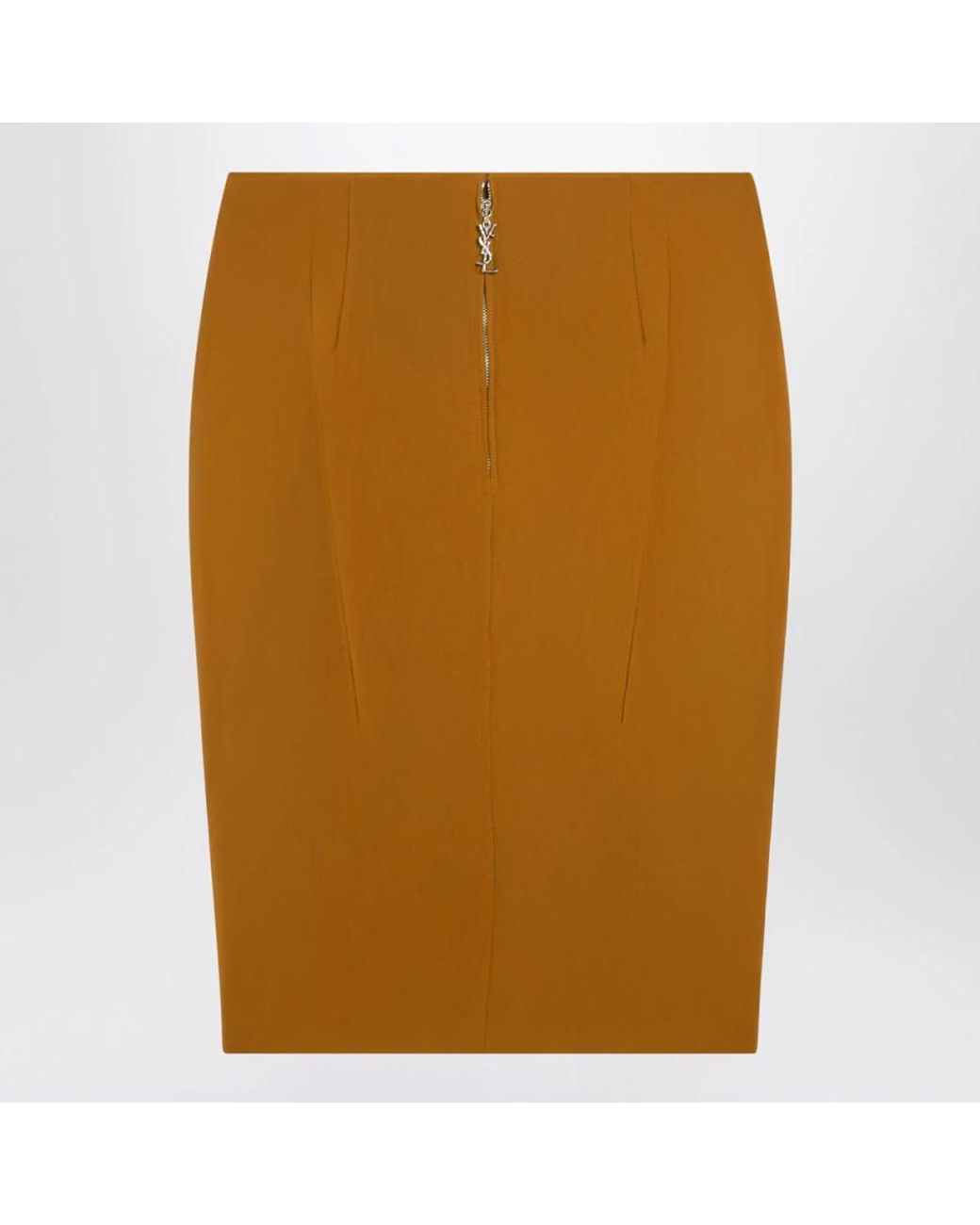 Saint Laurent Brown Pencil Skirts