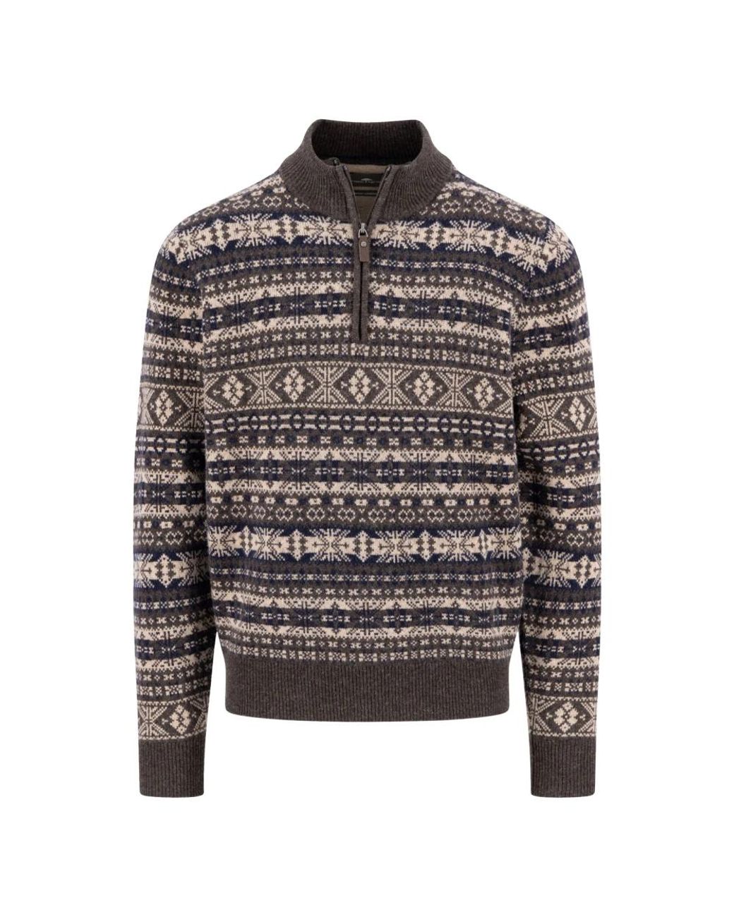 Fynch-Hatton Gray Turtlenecks for men