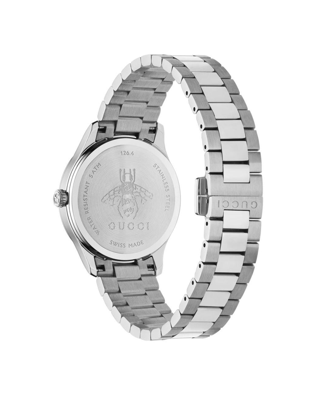 Gucci G-timeless Bee Horloge in het Metallic