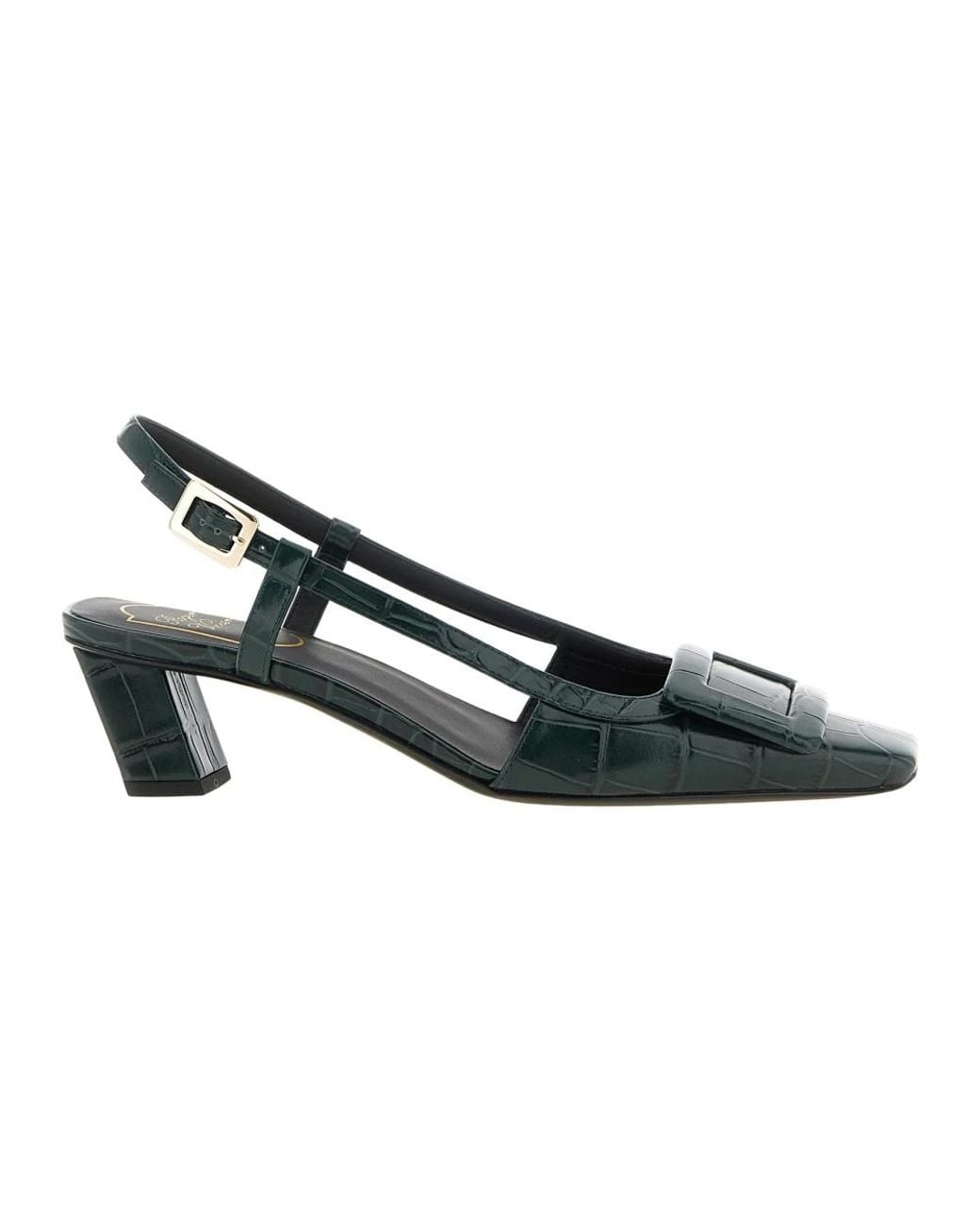 Roger Vivier Green Pumps