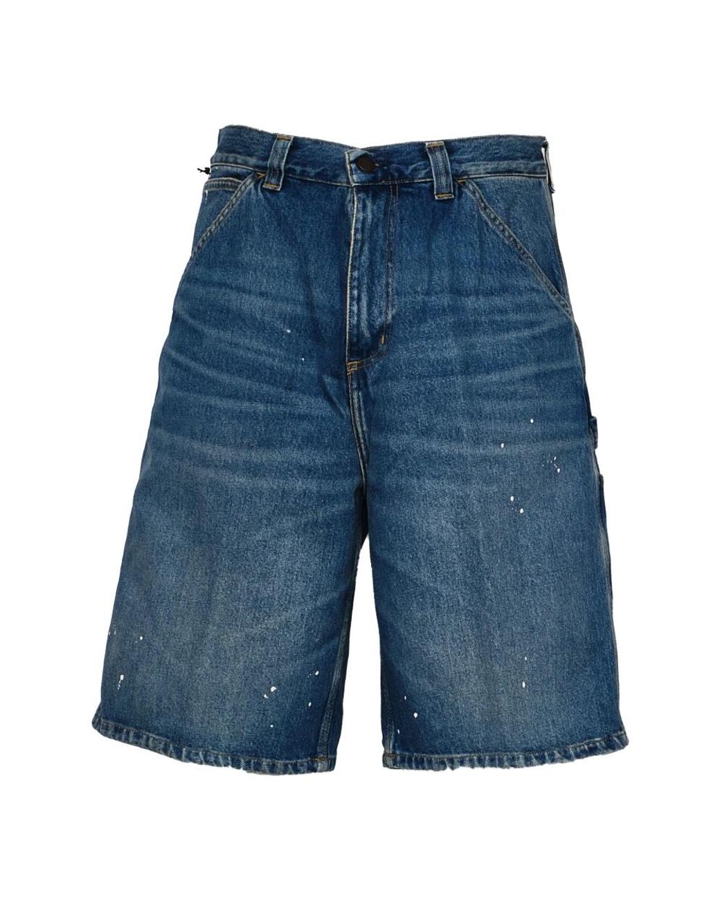 Carhartt Blue Denim Shorts for men
