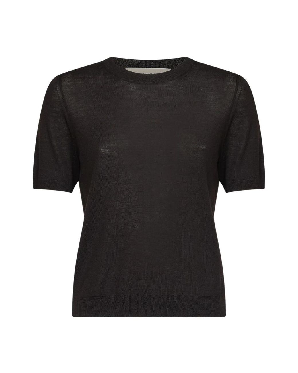 Blanca Vita Black Round-Neck Knitwear