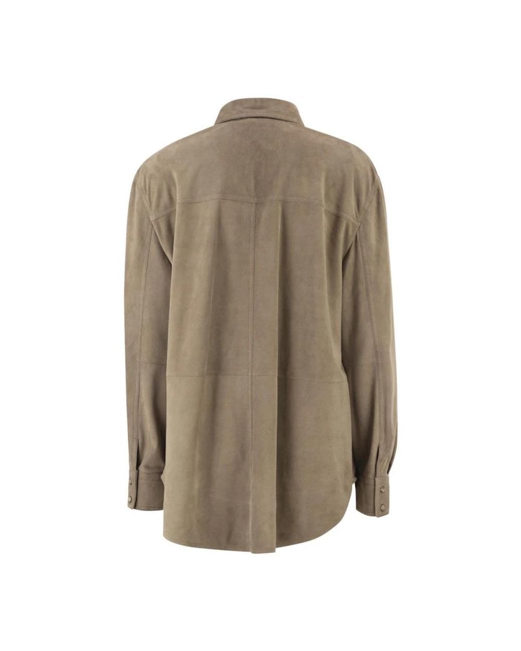 Brunello Cucinelli Brown Shirts