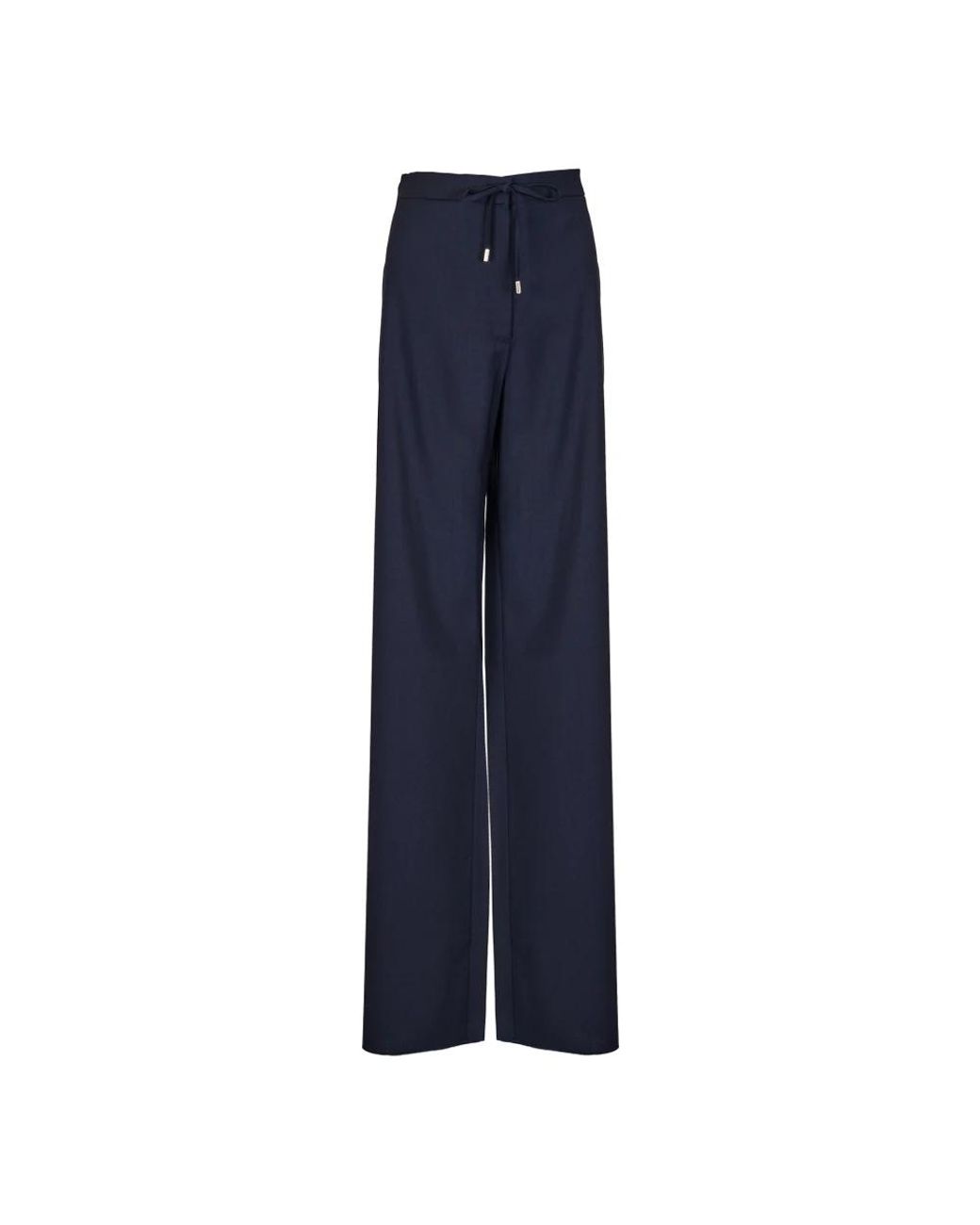 Max Mara Blue Wide Trousers