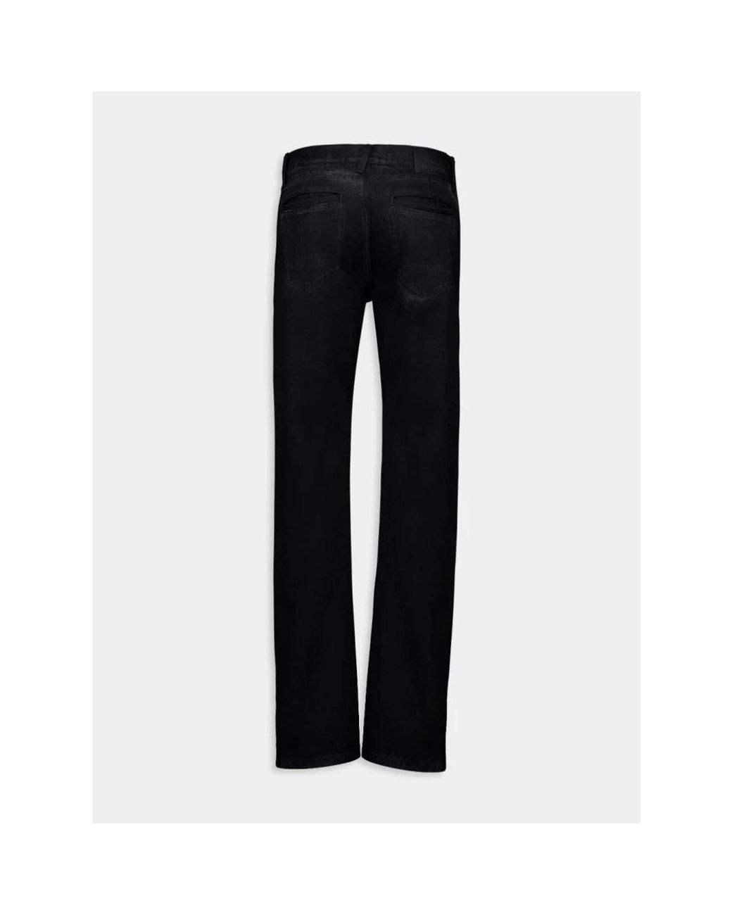 McQueen Black Straight Fit Jeans for men