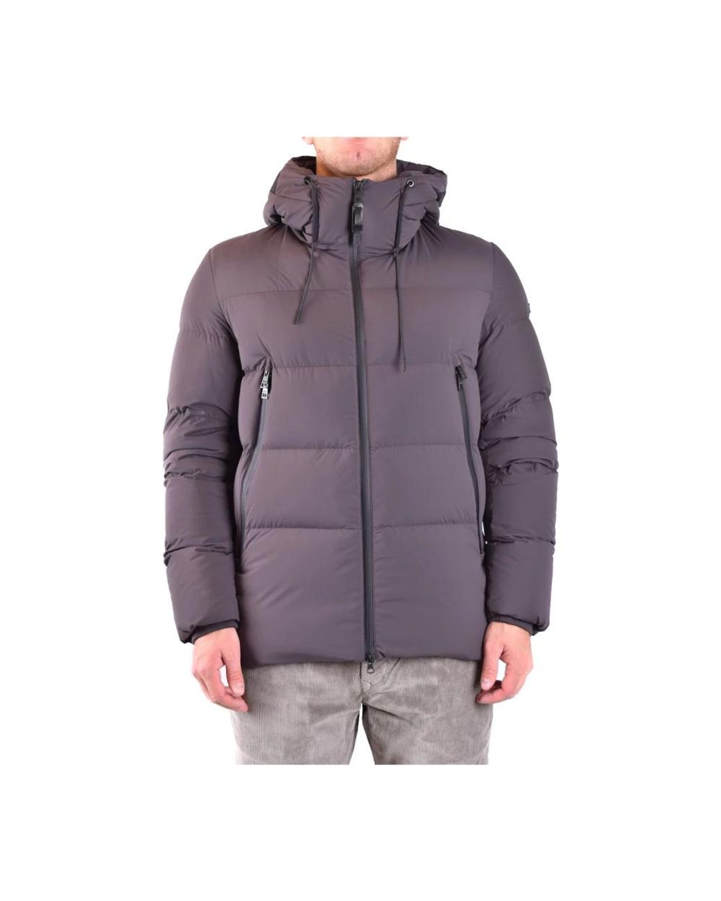 DUNO Gray Down Jackets for men
