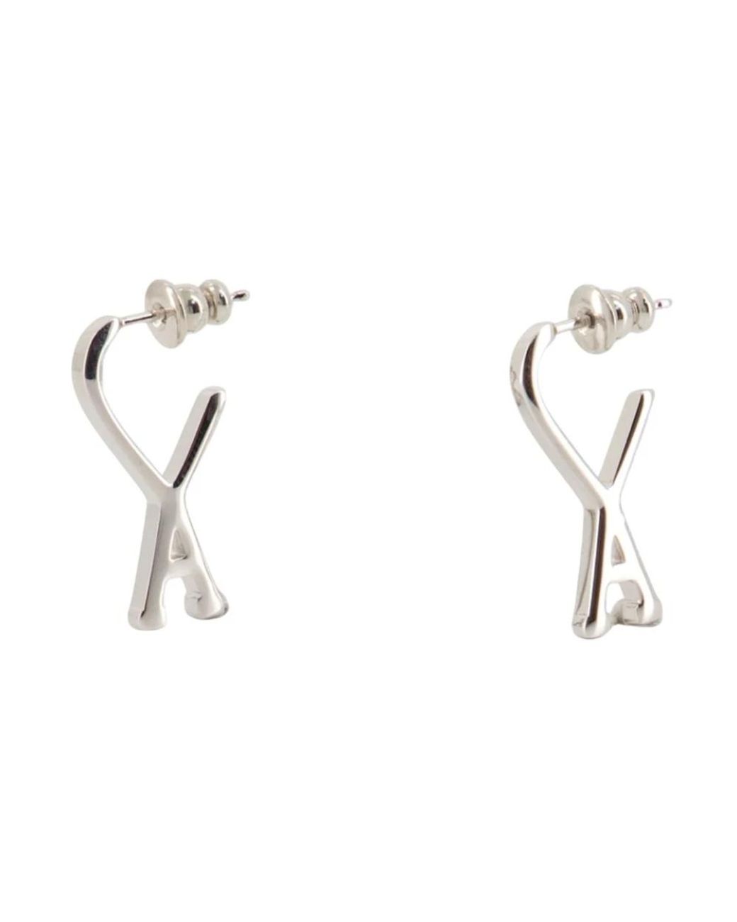 Earrings AMI de color Metallic