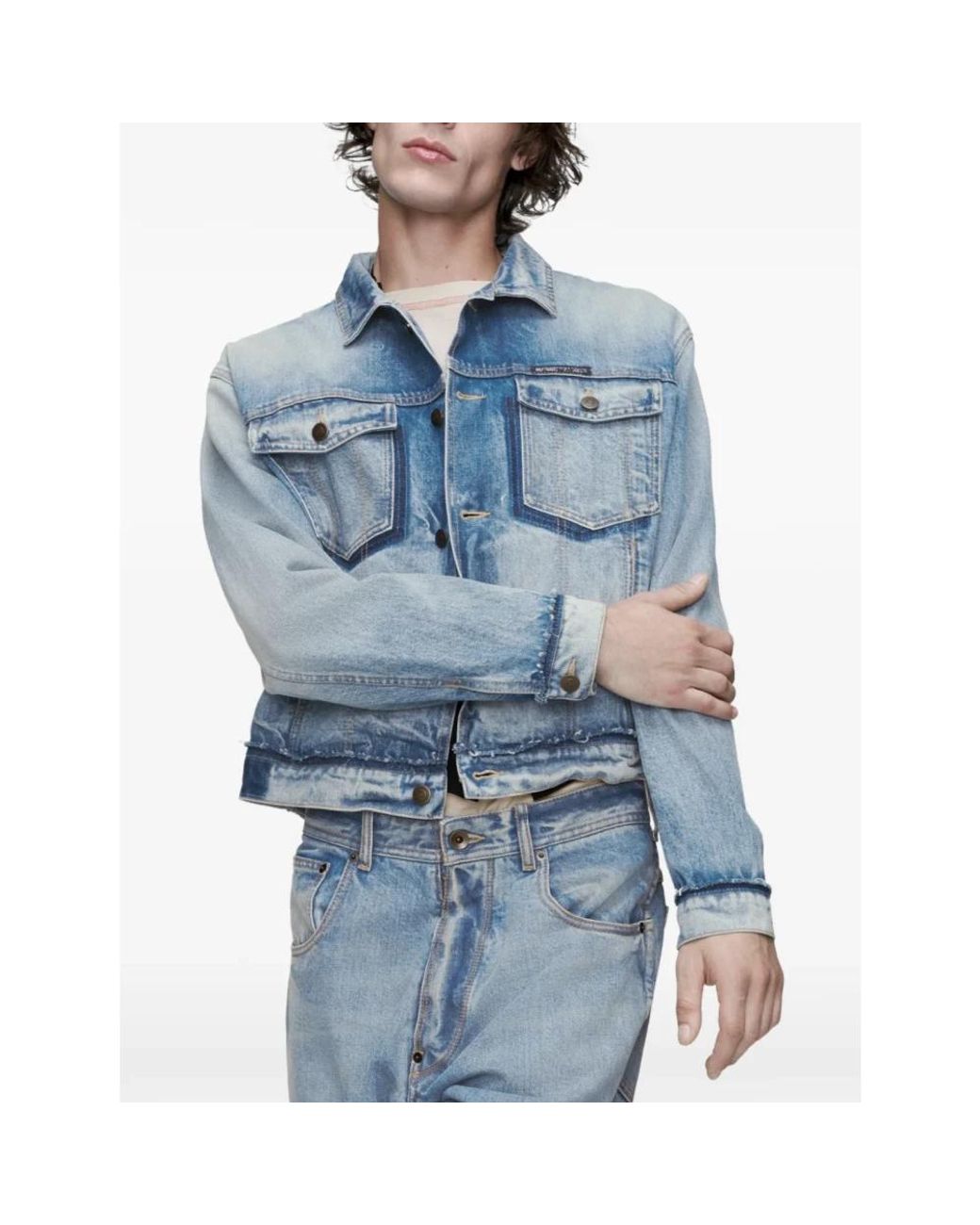 Maison Margiela Blue Denim Jackets for men
