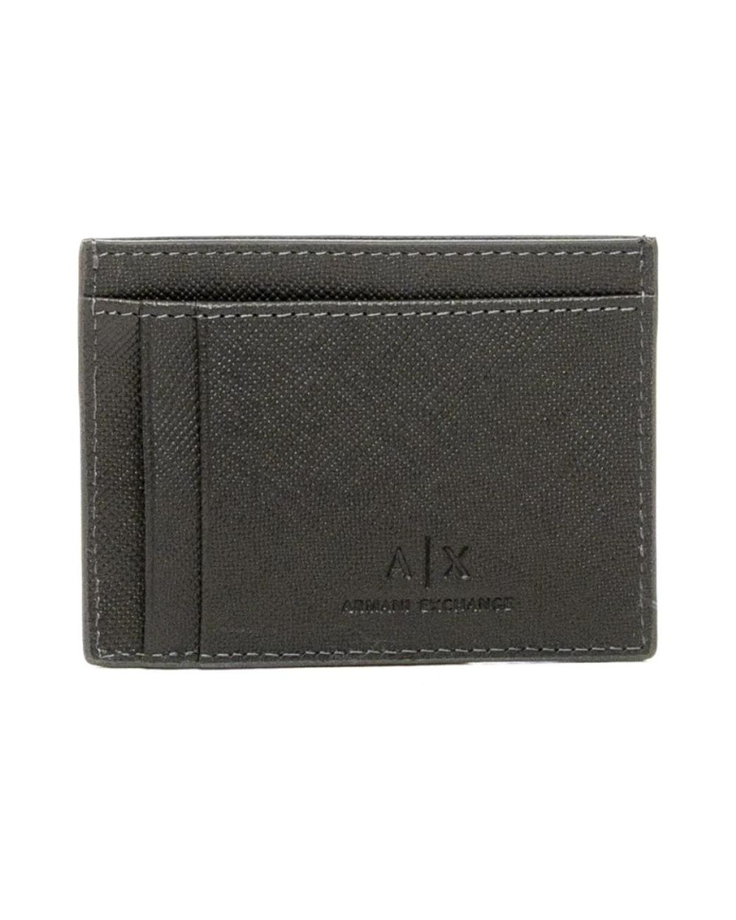 ARMANI EXCHANGE Black Wallets & Cardholders for men