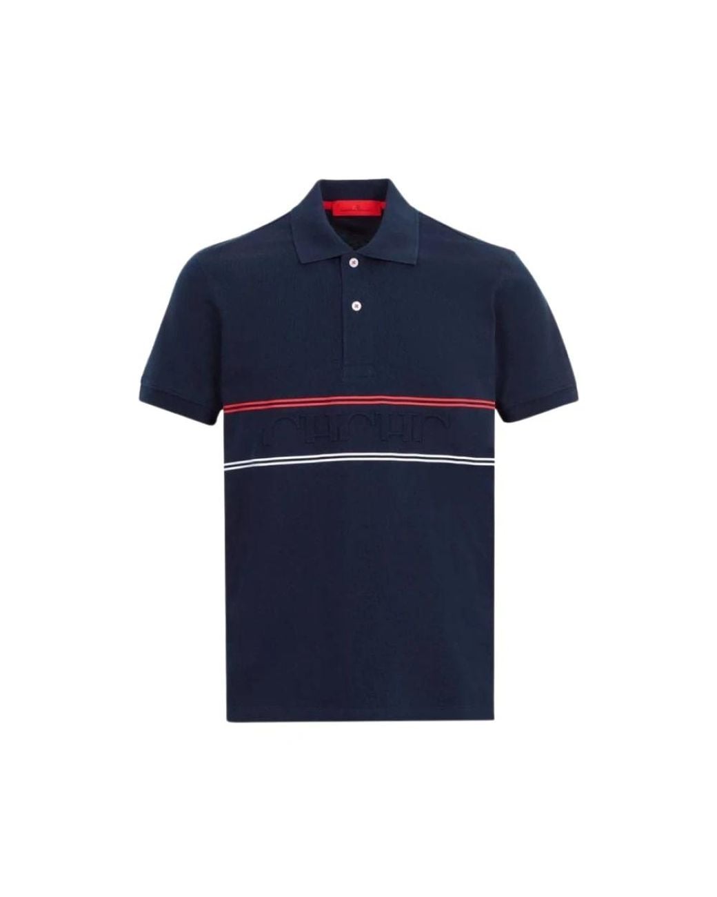 Carolina Herrera Blue Polo Shirts for men