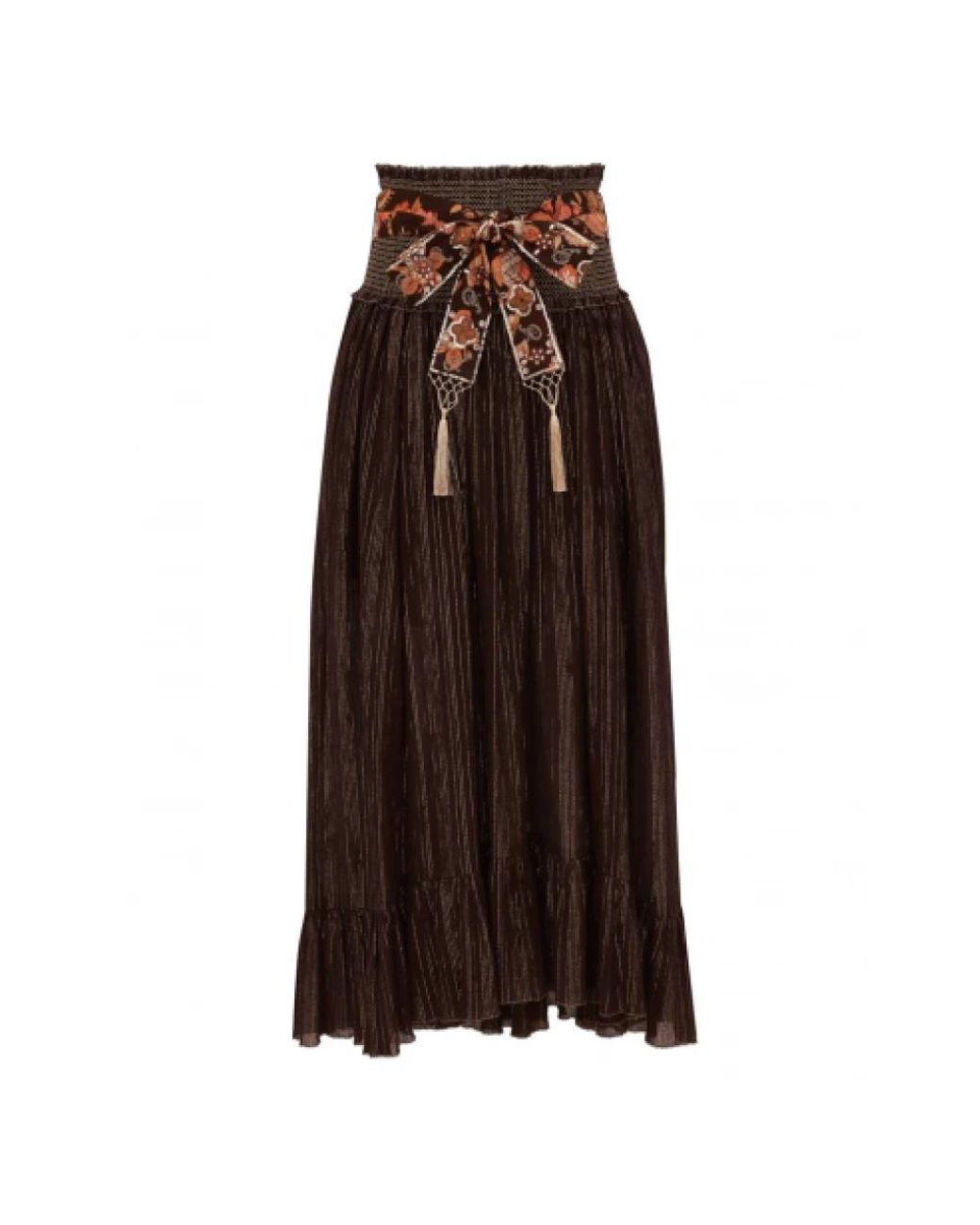 Zimmermann Brown Midi Skirts