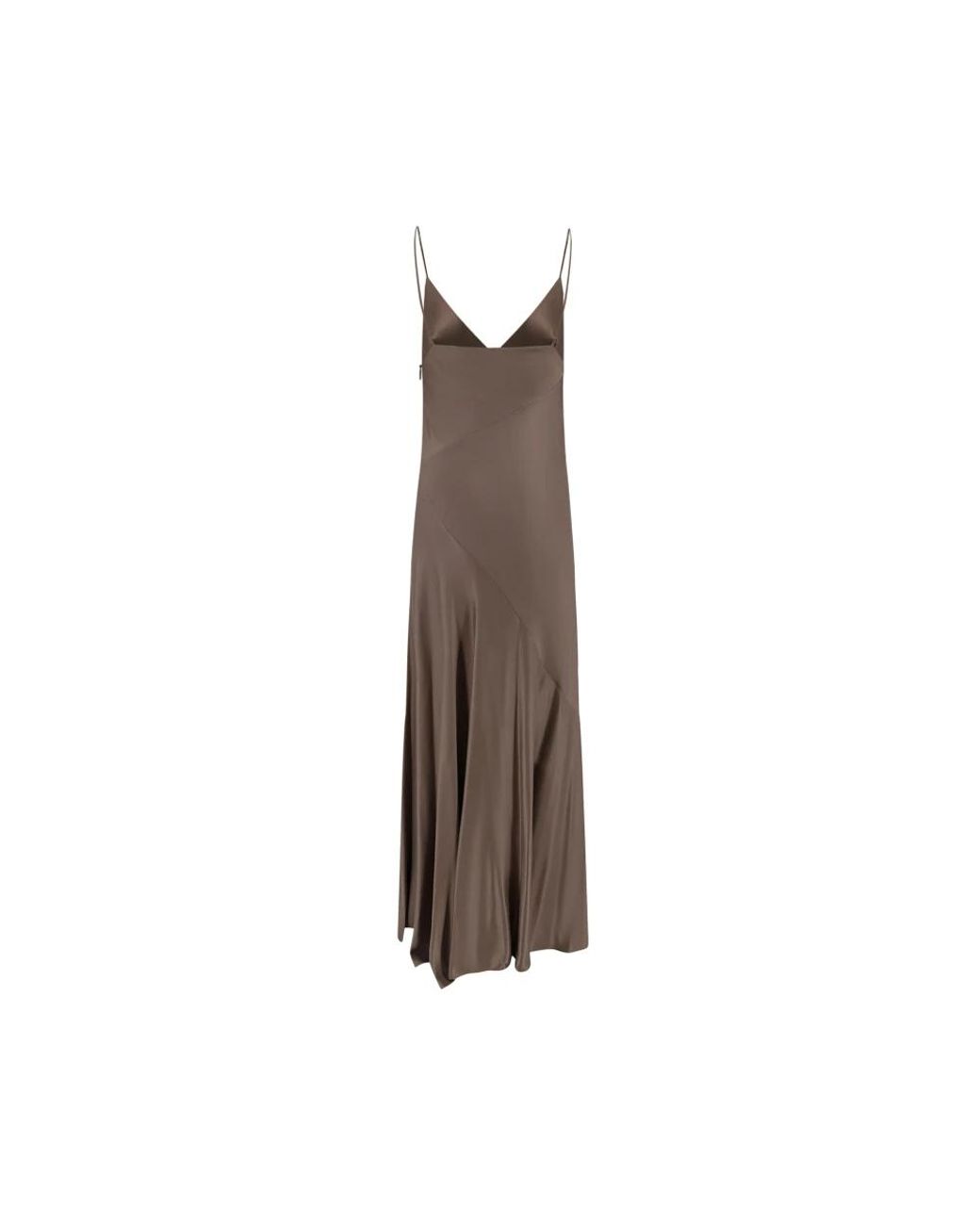 Alberta Ferretti Brown Midi Dresses