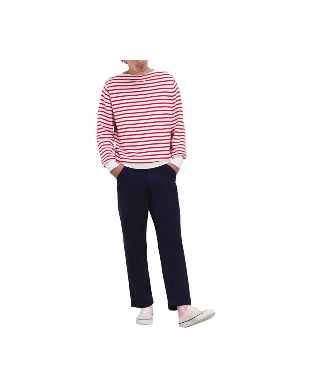 Fortela Red Round-Neck Knitwear for men