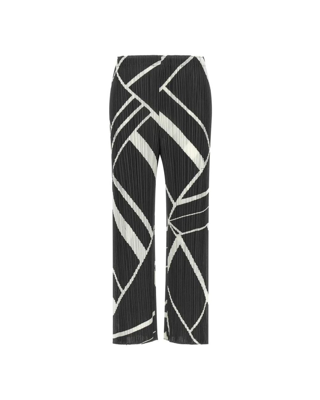 Issey Miyake Black Wide Trousers