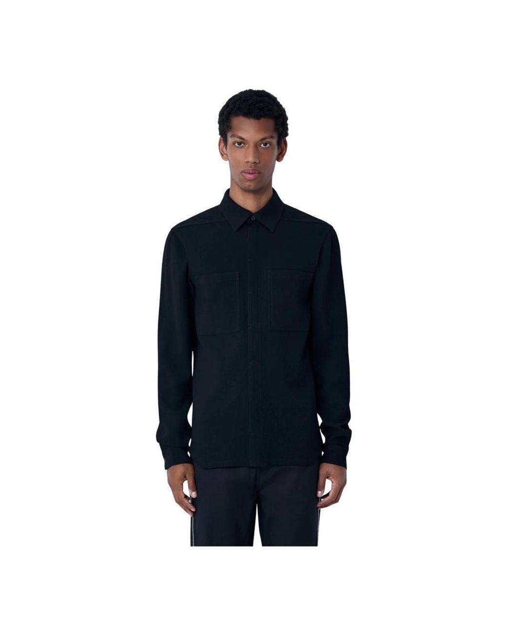 Rick Owens Blue Casual Shirts for men