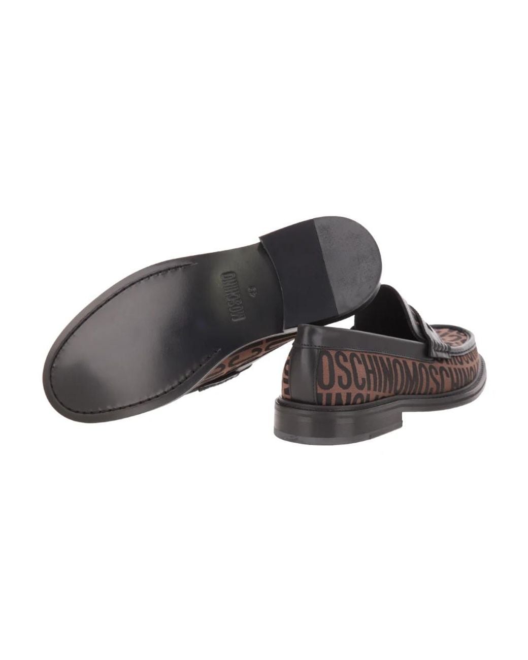 Moschino Gray Loafers for men