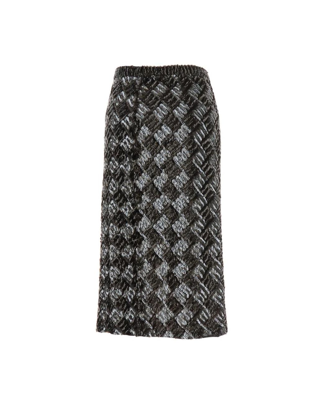 Midi Skirts P.A.R.O.S.H. de color Gray