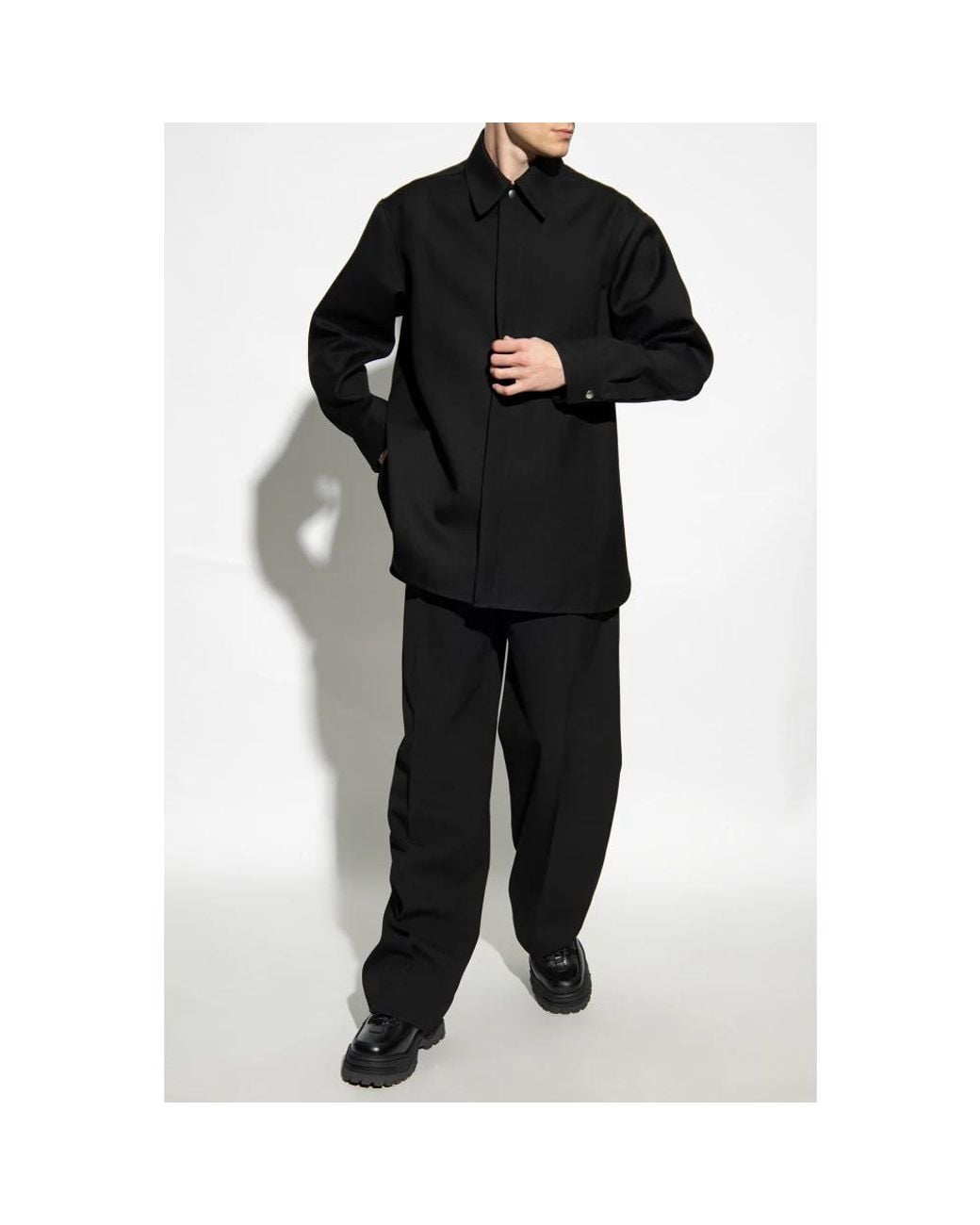 Jil Sander Black Light Jackets for men