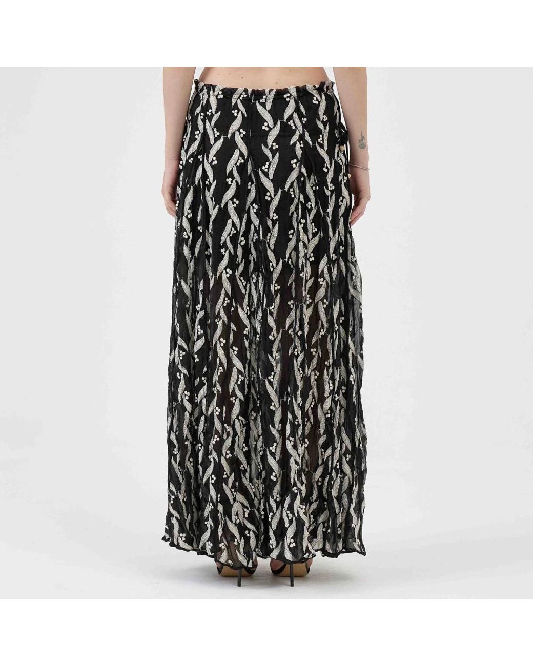 Sabina Musayev Black Maxi Skirts