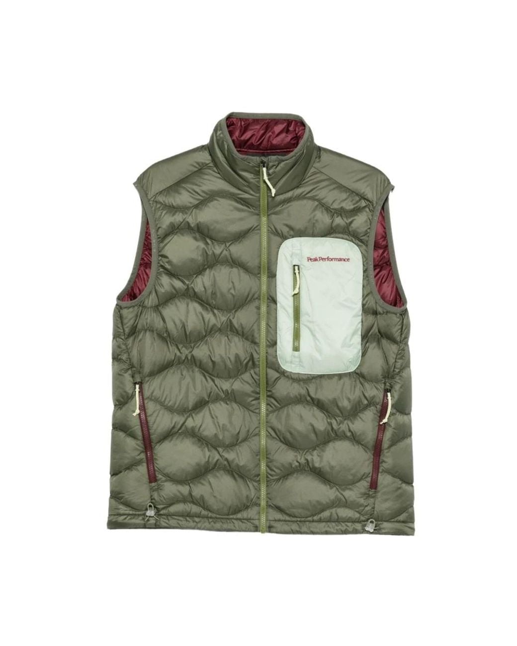 Peak Performance Helium Utility Down Vest in het Green voor heren