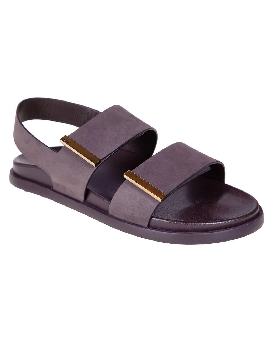 Tod's Purple Flat Sandals