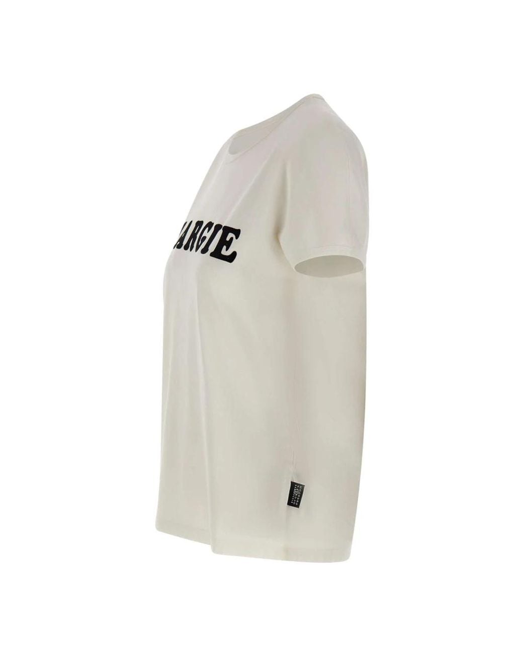 MM6 by Maison Margiela White T-Shirts