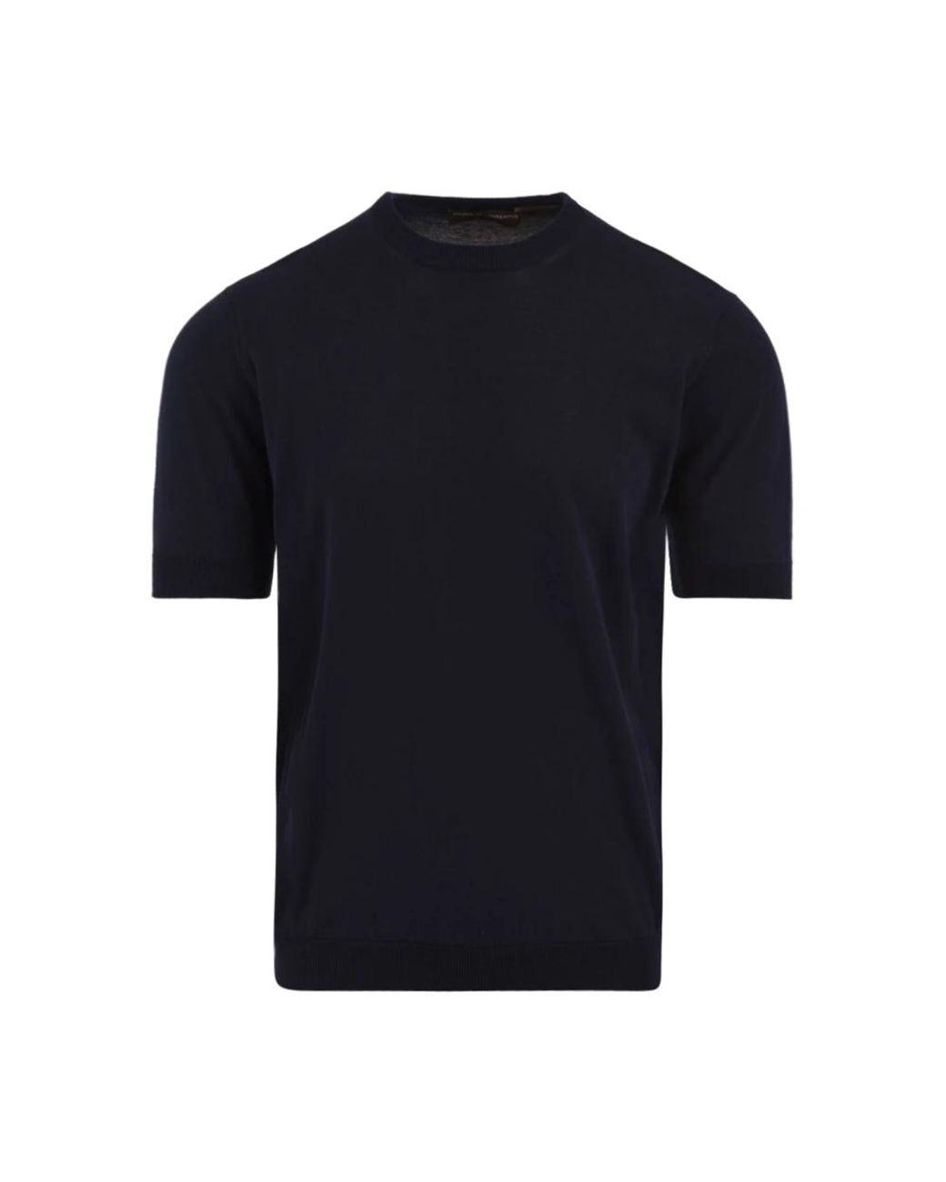 FILIPPO DE LAURENTIIS Black Round-Neck Knitwear for men