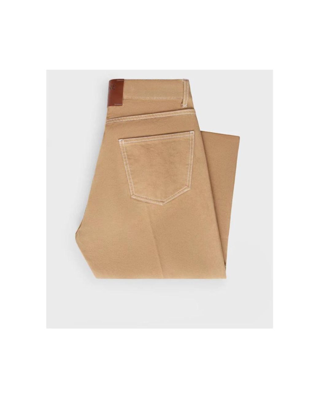 Céline Natural Wide Trousers