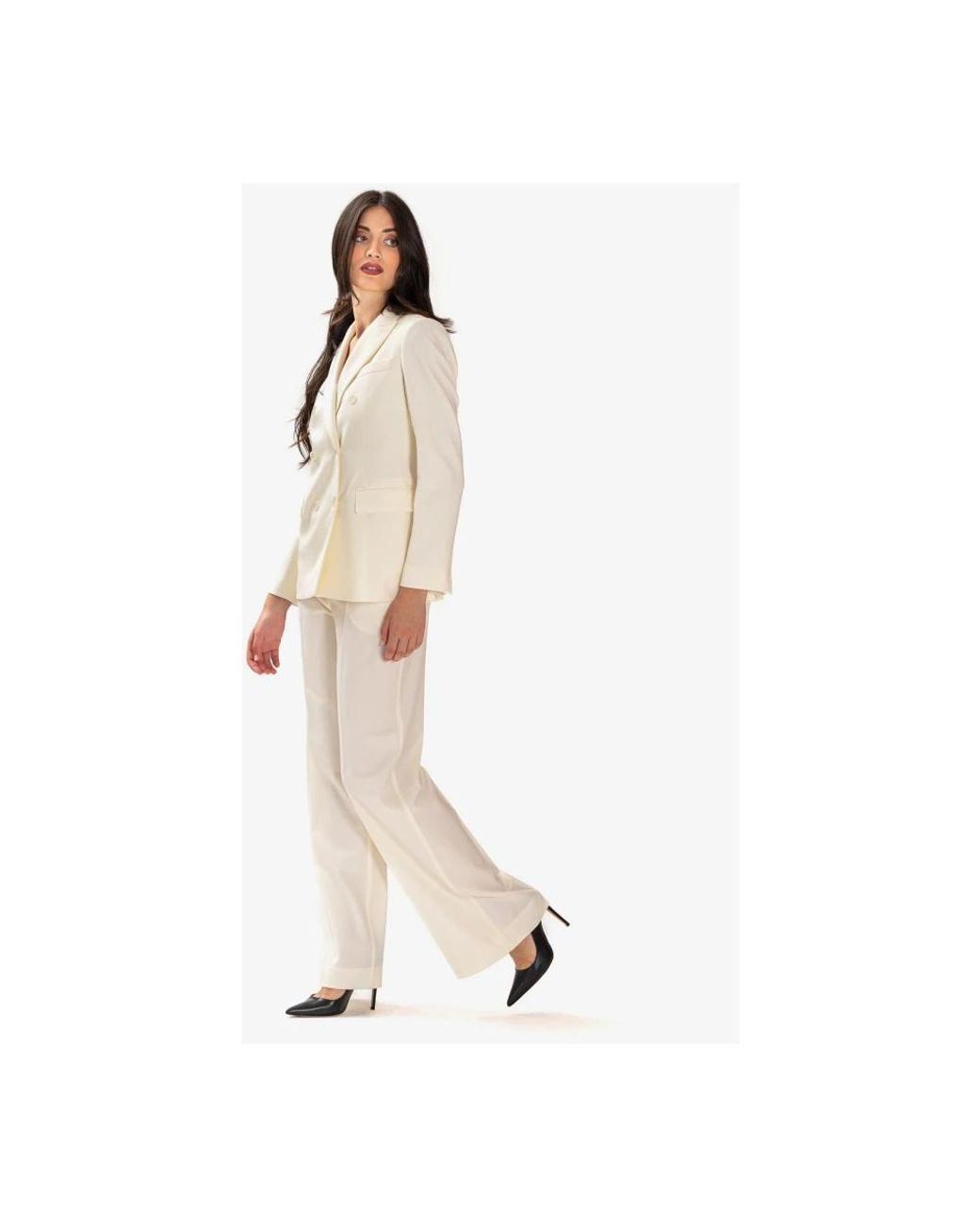 P.A.R.O.S.H. Natural Wide Trousers