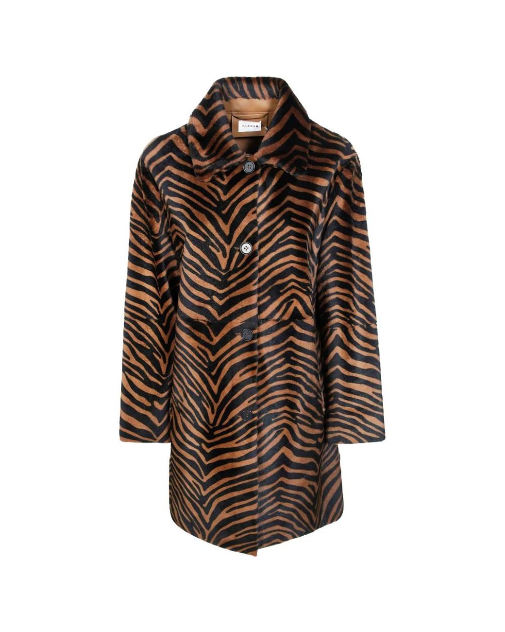 P.A.R.O.S.H. Brown Single-Breasted Coats