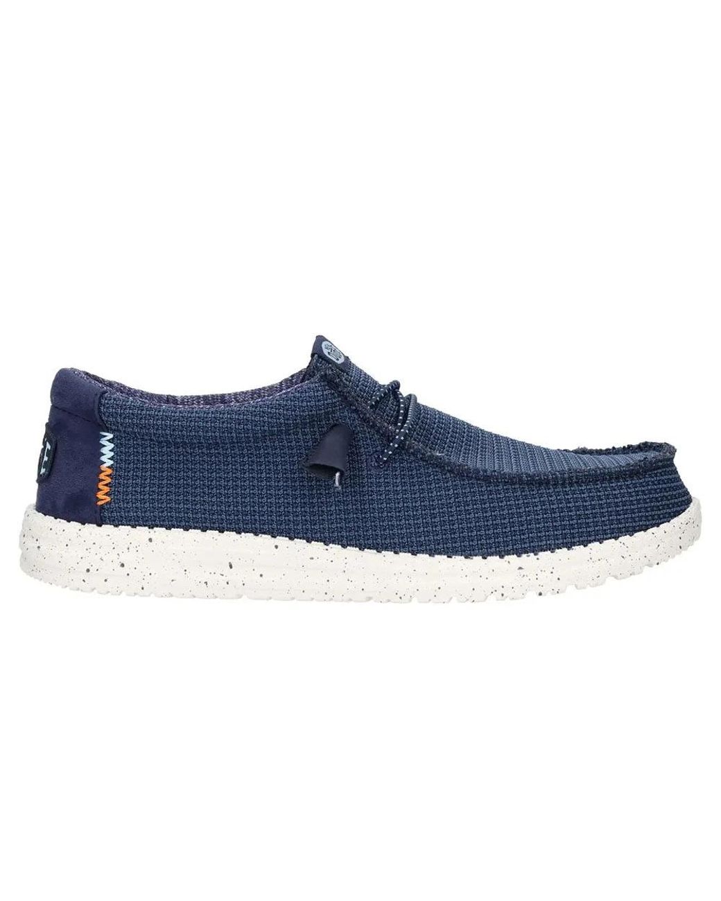 HeyDude Blue Laced Shoes for men