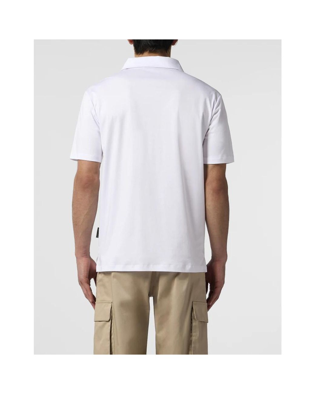 Philipp Plein White Polo Shirts for men