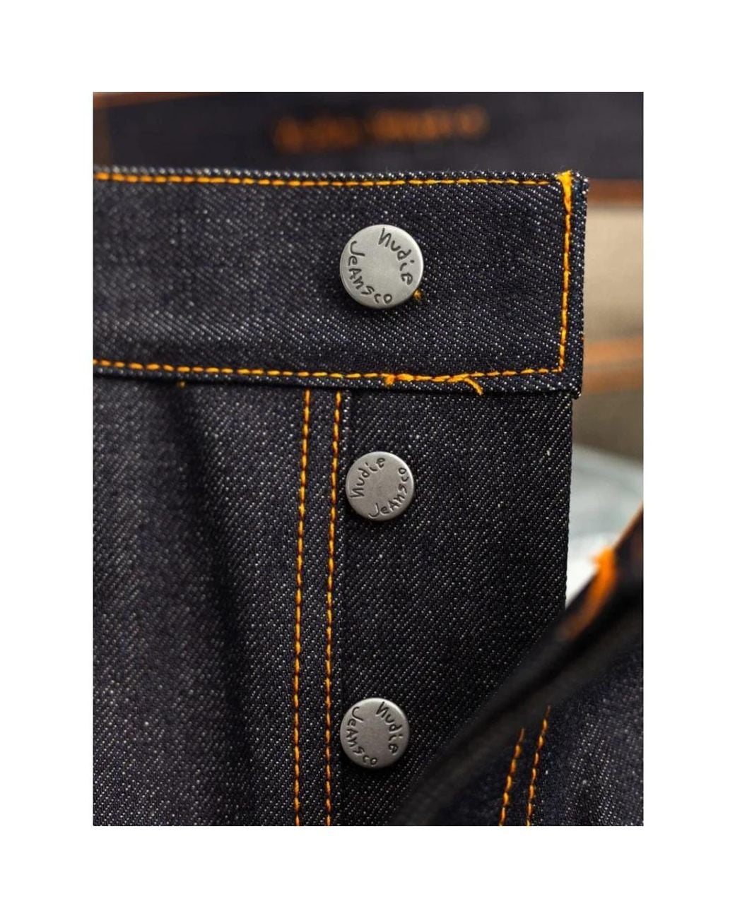 Nudie Jeans Blue Straight Fit Jeans for men