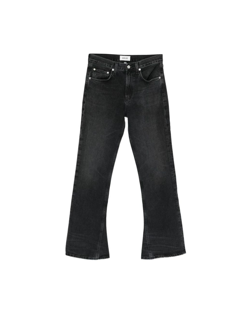 Agolde Black Bootcut Jeans